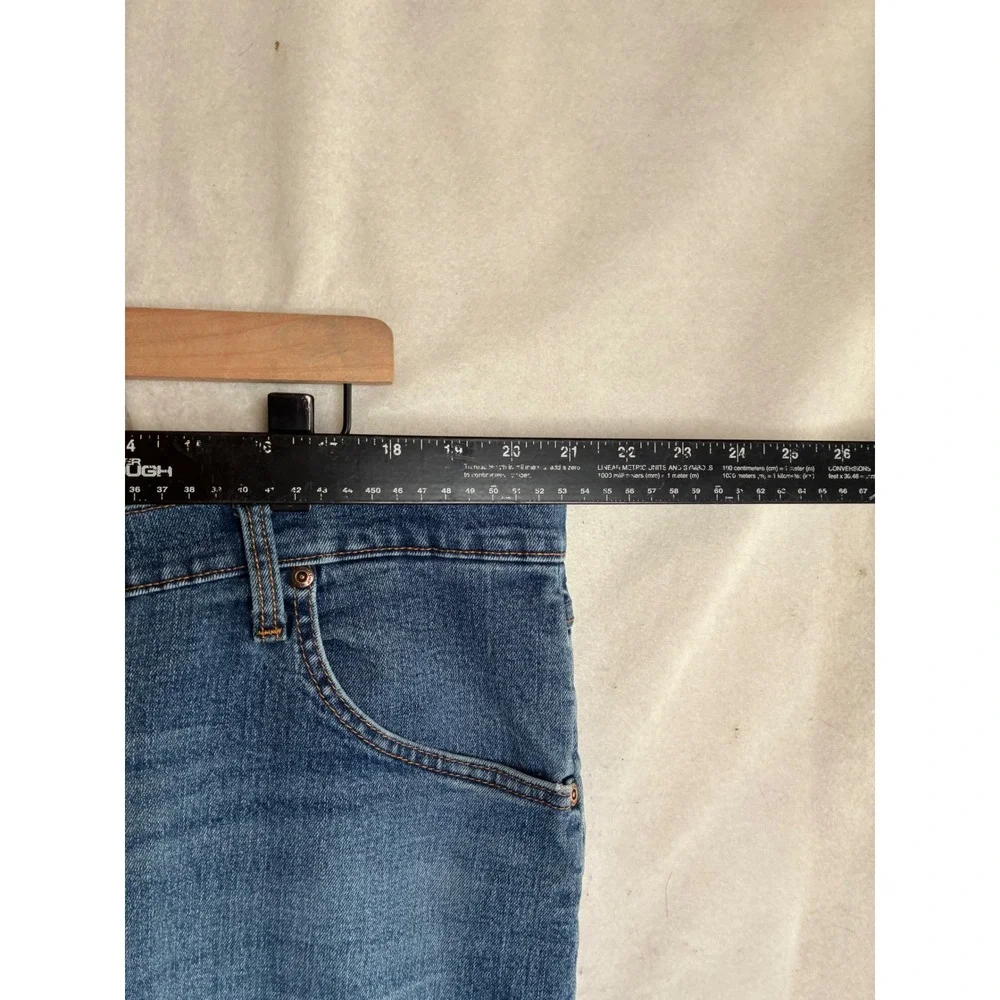 Wrangler Premium Quality Mens Straight Leg Jeans Blue 42x30 1097FXWXD